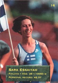 1995 Gothenburg World Track Stars #16 Sari Essayah Back